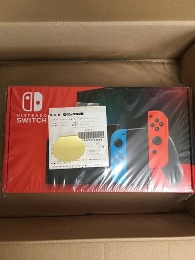 【新品未開封】ニンテンドースイッチ ネオンブルー
