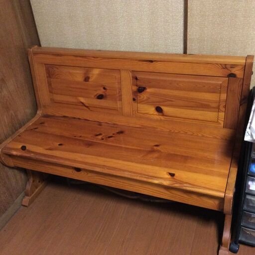 木製ベンチ☆引取に来てくれる方☆