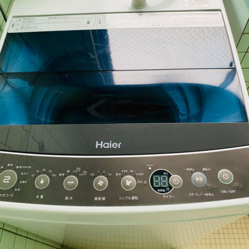 受付終了　2019年製！！洗濯機　Haier JW-C45A