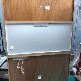 ◆【中古】大阪引取限定　★定価12万円　川口家具　食器棚　Walnat　樹齢150年　日本製　キッチンボード　キッチン家具　DI029　￥40,000