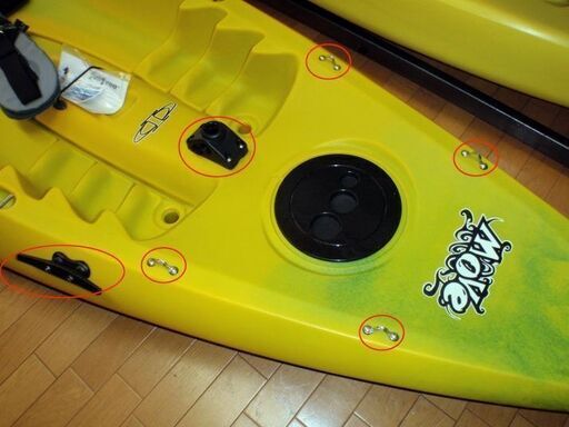 カヤック feelfree ニュームーブ ストア 手渡し 