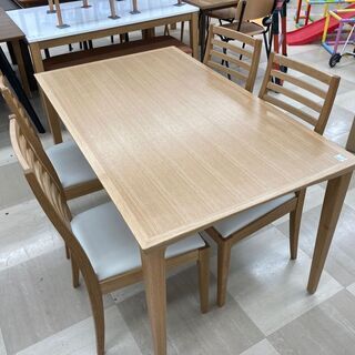 ダイニングテーブルセット 155センチ UV塗装（シギヤマ家具工業）