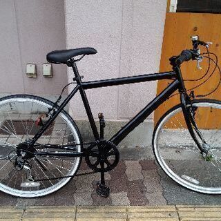 美品☆26吋 シティクロスバイク 6speed/ブラック 26吋 シティクロスバイク 6speed/ブラック 【公式通販】