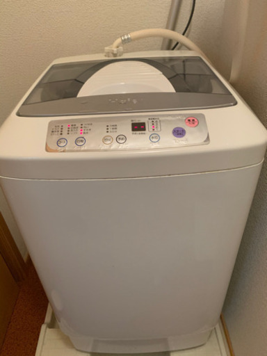 【美品】Haier白い全自動電気洗濯機 38L
