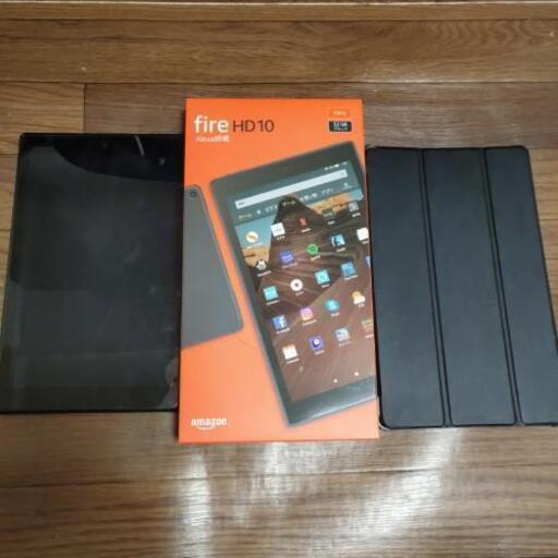 ★本日中の取り引きで7000円★最新世代fire hd10 128gb sd  ケース付き