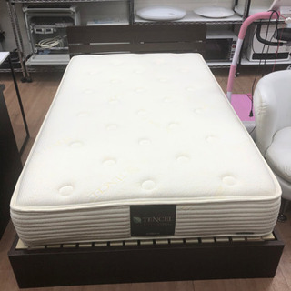 【大塚家具🌟状態◎】セミダブルベッドセット マットレス付き セレスタ(上代参考:9.4万円)💳自社配送時🌟代引き可💳※現金、クレジット、スマホ決済対応※