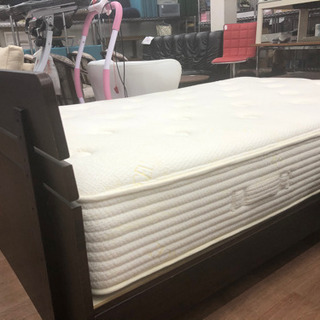 【大塚家具🌟状態◎】セミダブルベッドセット マットレス付き セレスタ(上代参考:9.4万円)💳自社配送時🌟代引き可💳※現金、クレジット、スマホ決済対応※