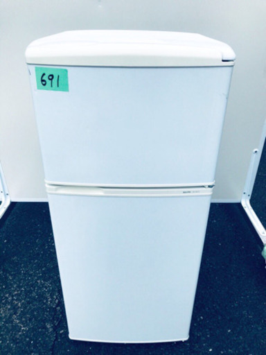691番 SANYO✨ノンフロン直冷式冷凍冷蔵庫✨SR-YM110‼️