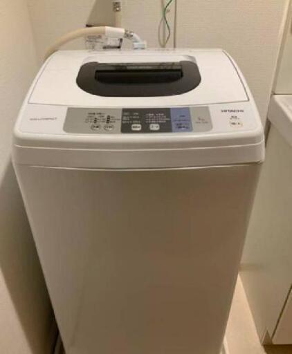 【売約済み】HITACHI洗濯機5kg