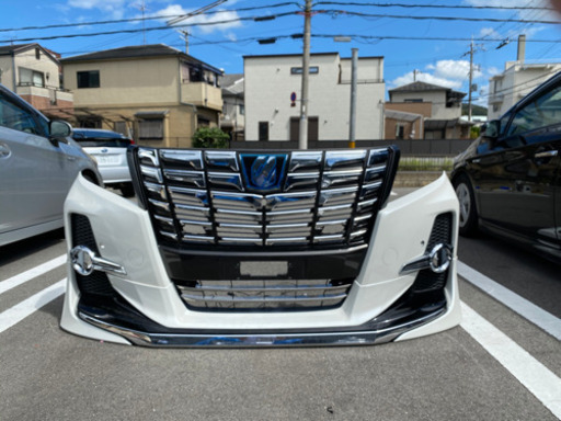 30アルファード!フロントバンパー!モデリスタハーフ!グリル付き