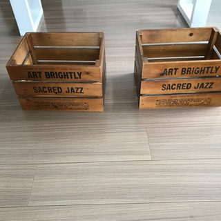 木製ボックス　２個セット