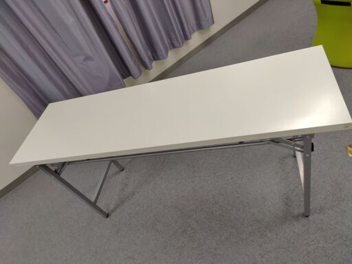 【まとめて8000円】オフィスチェア6脚・折りたたみテーブル白2つ