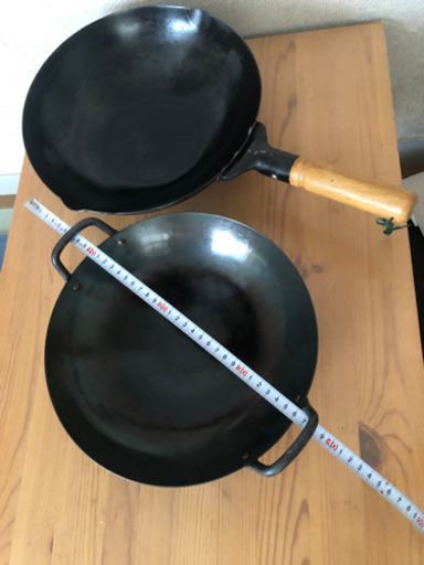 中華鍋と打ち出し鍋(終了)