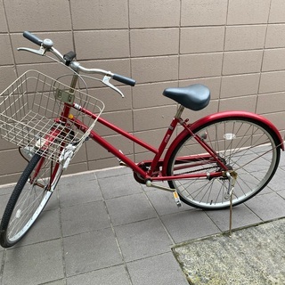 赤い自転車