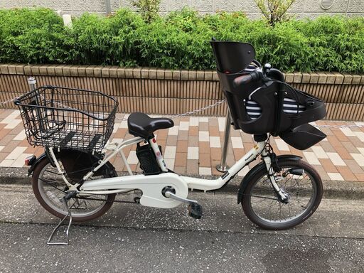 値引【配送可】Panasonic 2016年製 電動自転車 12Ah 白 20インチ