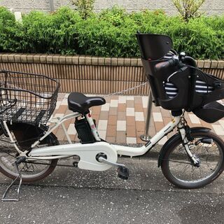 値引【配送可】Panasonic 2016年製 電動自転車 12Ah 白 20インチ