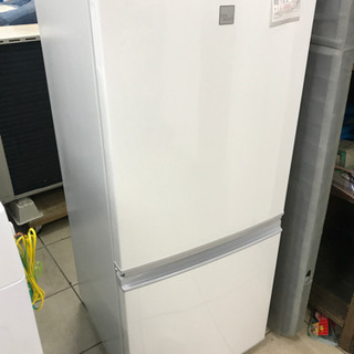 キッチン家電 SHARP 2ドア冷蔵庫 SJ-14E6-KW 19年製