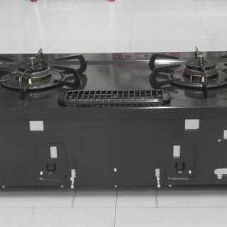 2018年製 パロマ LP ガステーブル IC-N86B-R 右強火 二口 ガスコンロ 苫小牧西店