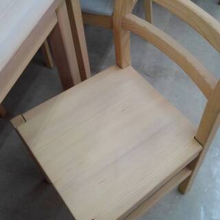 良品計画 ダイニング3点セット　幅75ｃｍ　奥行75ｃｍ　高さ71ｃｍ