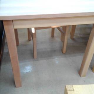 良品計画 ダイニング3点セット　幅75ｃｍ　奥行75ｃｍ　高さ71ｃｍ