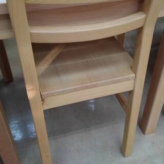 良品計画 ダイニング3点セット　幅75ｃｍ　奥行75ｃｍ　高さ71ｃｍ