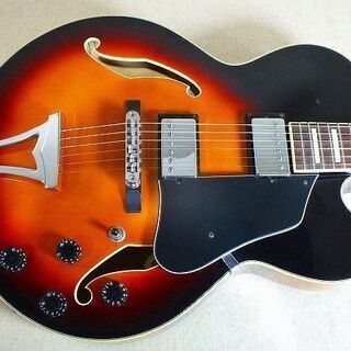 【苫小牧バナナ】Ibanez/アイバニーズ フルアコ エレキギター BOXギター AF75-BS-12-01 ソフトケース付き 音出しOK♪