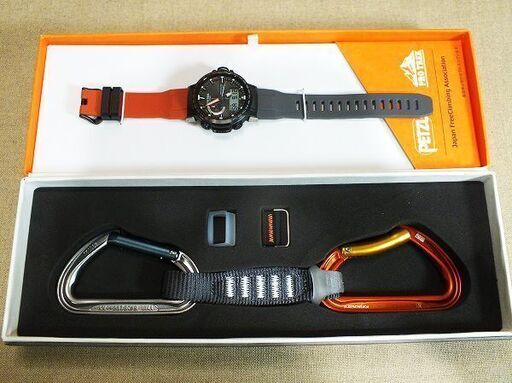 【苫小牧バナナ】美品 カシオ/CASIO プロトレック/PRO TREAK PRW-60 Series PRW-60YJP-1JR PETZL コラボレーションモデル♪ 4