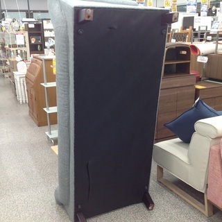 9/15布製 グレー 二人掛けソファー