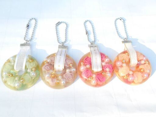 ハンドメイド ゼリー 薔薇 樹脂粘土 1点もの ドーナツ型 リース レジン ぜんざい 肥後大津の小物 その他 の中古 古着あげます 譲ります ジモティーで不用品の処分