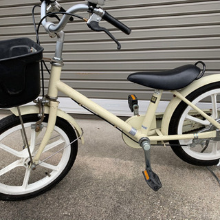 無印良品子供用自転車白 (福福) 半田の自転車の中古あげます・譲ります 