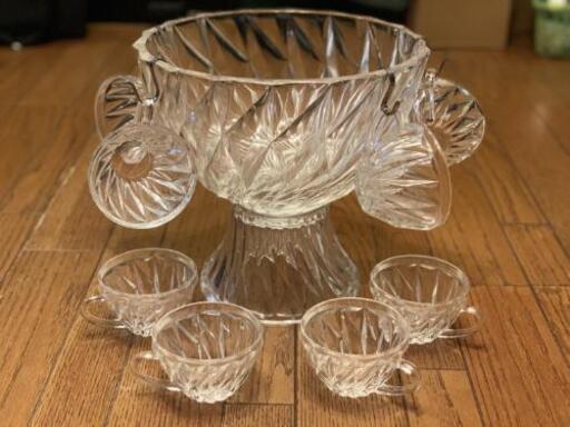 カガミクリスタル サンカットパンチセット マック 駒込の食器 その他 の中古あげます 譲ります ジモティーで不用品の処分