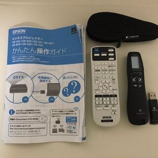 エプソンプロジェクターEB-W05＋スクリーン 60インチ＋ポインター　良品