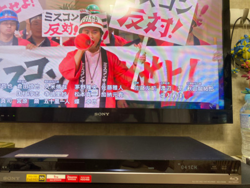 引渡完了】※更新※SONYの40型液晶テレビとブルーレイディスクレコーダー