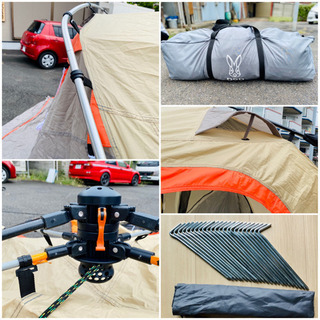 【貴重】DOD ワンタッチ2ルームテント　ビッグダディ　T5−527