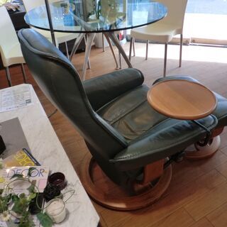 【中古美品】自社配送＆設置可能　EKORNES (エコーネス)　ストレスレスチェア　革張り