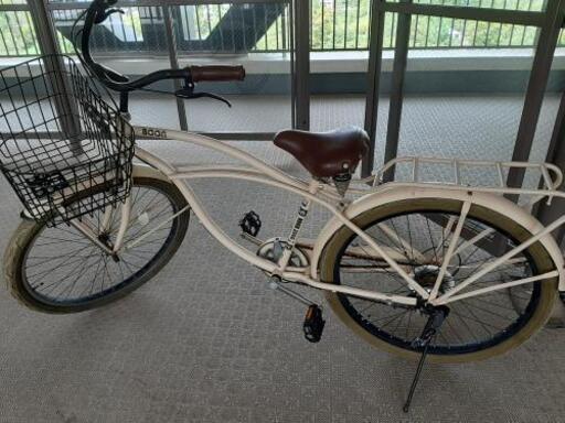 26インチ6段変速極太タイヤ自転車 (のりちゃん) 打出の自転車の中古 