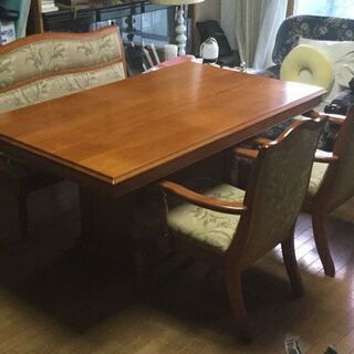 札幌発★ダニエル/食卓テーブル/ダイニングテーブル/椅子/ダイニングセット/4～5人用/天然木