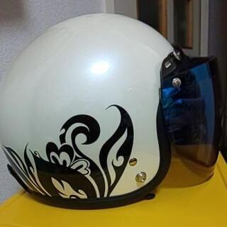 【未使用】バイク・原付用  shion ヘルメット Sサイズ