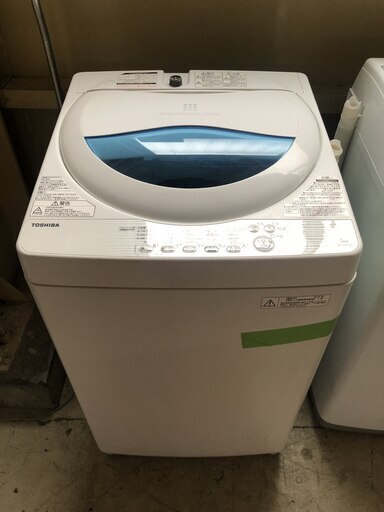 安心の一年保証！　洗濯機　5.0㎏　東芝/TOSHIBA　2016年製　AW-5G5　No.1320090701　ガーランド草加