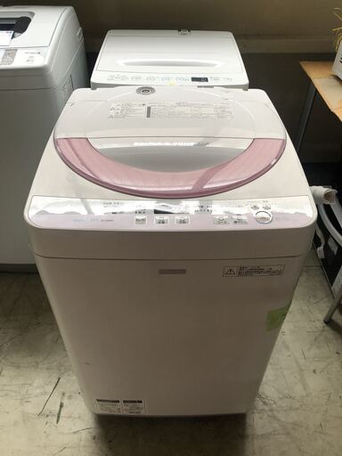 安心の一年保証！　洗濯機　5.5㎏　SHARP/シャープ　2015年製　ES-G55PC-P　No.1320090504　ガーランド草加