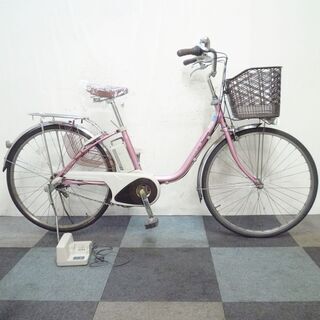 電動自転車 中古 新基準 パナソニック ビビ TX 6.6Ahバッテリー