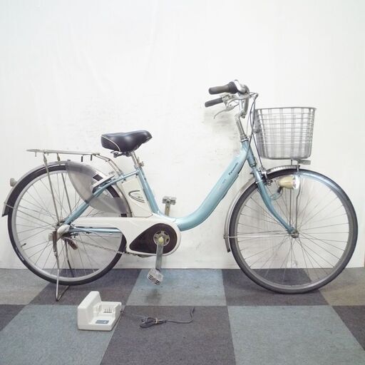 電動自転車 中古 新基準 26インチ パナソニック ビビ NX 大容量8Ah 充電器付 Panasonic ViVi