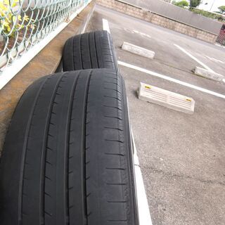 【売却済】19インチメッキアルミ 桜 COSMIC バドニック +45(２本）+38（２本） 225-40-19 4本