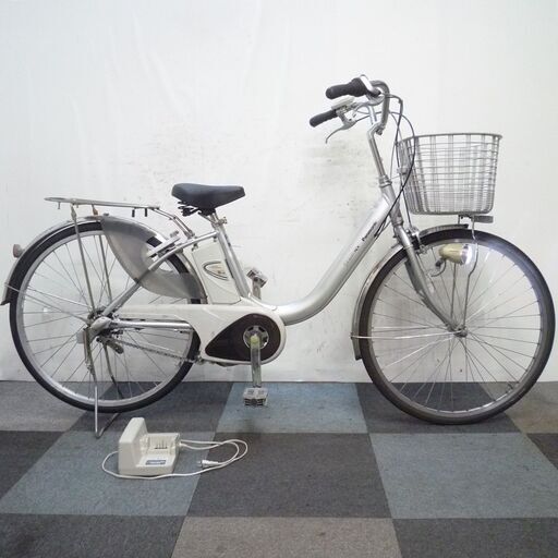 電動自転車 中古 新基準 26インチ パナソニック ビビ NX 大容量8Ah 2013年モデル リアタイヤチューブ新品 充電器付 Panasonic ViVi