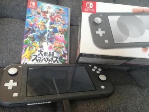 【美品】ニンテンドーSwitch Liteとスマブラ