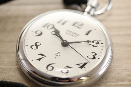SEIKO セイコー 鉄道時計  7550-0010 懐中時計 文字盤 国鉄(R2048wY)