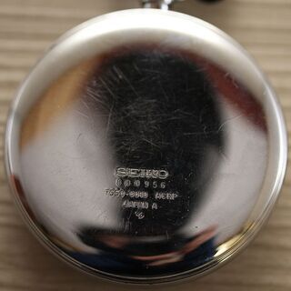 SEIKO セイコー 鉄道時計 7550-0010 懐中時計 文字盤 国鉄(R2048wY)