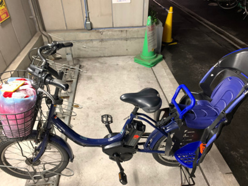 ヤマハ Pas Babby 2013年モデル中古 紺色 電動自転車 2013年モデル 