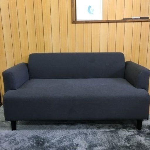 IKEA イケア　ソファ　HEMLINGBY ヘムリングビー　　2人掛け　　ダークグレー