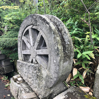 その他 [庭石] 札幌軟石　水車